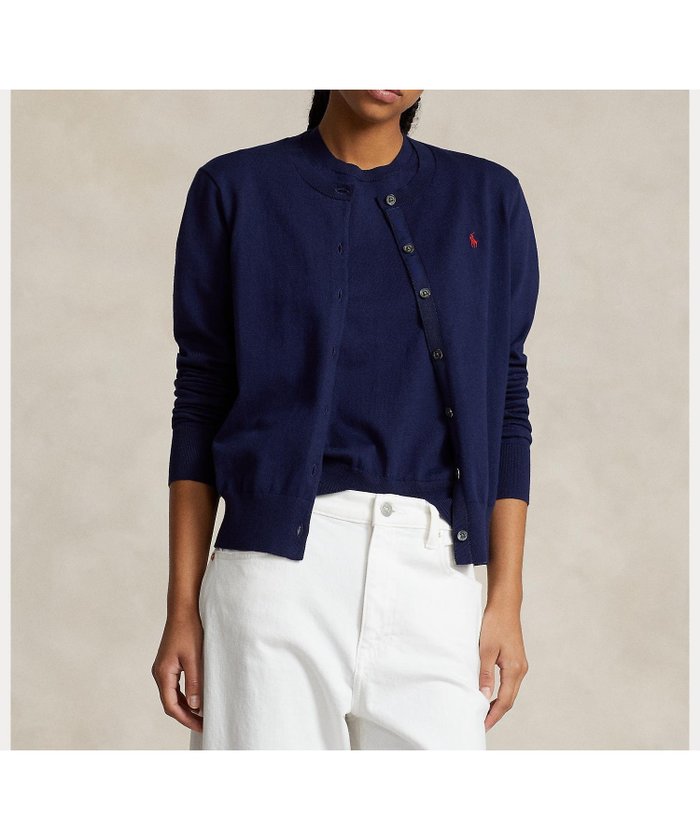 【ラルフローレン/RALPH LAUREN】のコットンブレンド カーディガン インテリア・キッズ・メンズ・レディースファッション・服の通販 founy(ファニー) https://founy.com/ ファッション Fashion レディースファッション WOMEN トップス・カットソー Tops/Tshirt カーディガン Cardigans カフス Cuffs カーディガン Cardigan セーター Sweater 定番 Standard 長袖 Long Sleeve フィット Fit リブニット Rib Knit リラックス Relax |ID: prp329100004565926 ipo3291000000032290510