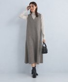【その他のブランド/Other】のsize SHORTあり Vネック ナロー ジャンパースカート -防シワ- MD.BROWN|ID: prp329100004565929 ipo3291000000032290526
