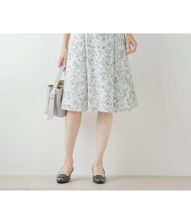 【ニューヨーカー/NEWYORKER】のフローラルプリント タックフレアスカート 人気、トレンドファッション・服の通販 founy(ファニー) ファッション Fashion レディースファッション WOMEN スカート Skirt Aライン/フレアスカート Flared A-Line Skirts 春 Spring カーディガン Cardigan セットアップ Set Up プリント Print モチーフ Motif S/S・春夏 Ss・Spring/Summer おすすめ Recommend 夏 Summer エレガント 上品 Elegant |ID:prp329100004565932
