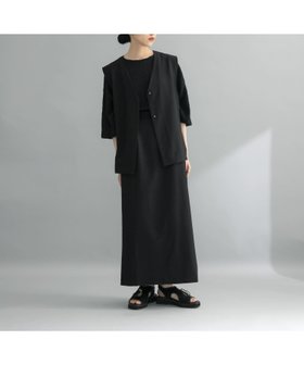 【ケービーエフ/KBF / URBAN RESEARCH】の『WEB限定』セパレートベストワンピース 人気、トレンドファッション・服の通販 founy(ファニー) ファッション Fashion レディースファッション WOMEN アウター Coat Outerwear 2025年 2025 2025春夏・S/S Ss,Spring/Summer,2025 ストレート Straight スリット Slit ベスト Vest ボックス Box 夏 Summer S/S・春夏 Ss・Spring/Summer |ID:prp329100004565941