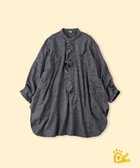【フォーティファイブ アール/45R】の【EC限定】ONEONE いろいろインドネルのフリルチュニック 人気、トレンドファッション・服の通販 founy(ファニー) ファッション Fashion レディースファッション Fashion for Women トップス・カットソー Cut & Sew Tops インド Indian Textile スリット Slit, Slit Detail チュニック Tunic, Long Top フリル Frill, Ruffle ワンポイント One Point, Statement Accent thumbnail ネイビーヘリンボン|ID: prp329100004565952 ipo3291000000033600045