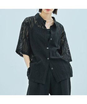 【ラコレ/LAKOLE】のレースシャツ 人気、トレンドファッション・服の通販 founy(ファニー) ファッション Fashion レディースファッション Fashion for Women トップス・カットソー Cut & Sew Tops シャツ・ブラウス・オフィスカジュアル Elegant Blouses & Button-Ups コンパクト Compact, Small Size トレンド Trend, Trending Now ベーシック Basic, Essential ボトム Bottoms, Lower Wear レース Lace, Lace Fabric ロング Long, Long-Length 羽織 Haori, Light Jacket |ID:prp329100004565957
