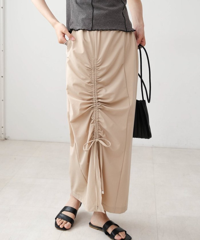 【バブ ブージュルード/Bab Bou Jeloud】のアシメドロストスリットタイトスカート インテリア・キッズ・メンズ・レディースファッション・服の通販 founy(ファニー) https://founy.com/ ファッション Fashion レディースファッション WOMEN スカート Skirt おすすめ Recommend ギャザー Gather シンプル Simple ストレッチ Stretch スニーカー Sneakers スリット Slit リネン Linen エレガント 上品 Elegant 夏 Summer 春 Spring S/S・春夏 Ss・Spring/Summer |ID: prp329100004565989 ipo3291000000032290975