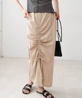【バブ ブージュルード/Bab Bou Jeloud】のアシメドロストスリットタイトスカート 人気、トレンドファッション・服の通販 founy(ファニー) ファッション Fashion レディースファッション WOMEN スカート Skirt おすすめ Recommend ギャザー Gather シンプル Simple ストレッチ Stretch スニーカー Sneakers スリット Slit リネン Linen エレガント 上品 Elegant 夏 Summer 春 Spring S/S・春夏 Ss・Spring/Summer |ID:prp329100004565989