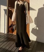 【ジュノア/JUNOAH】のレイヤードデザインキャミワンピース ブラウン|ID: prp329100004566034 ipo3291000000032291355