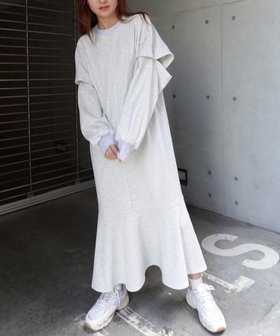 【コーナーズ/CORNERS】の袖スリット2wayマーメイドワンピース 人気、トレンドファッション・服の通販 founy(ファニー) ファッション Fashion レディースファッション WOMEN ワンピース Dress カットオフ Cut Off サンダル Sandals シンプル Simple スウェット Sweat スリット Slit スリーブ Sleeve フェミニン Feminine マーメイド Mermaid 半袖 Short Sleeve |ID:prp329100004566038