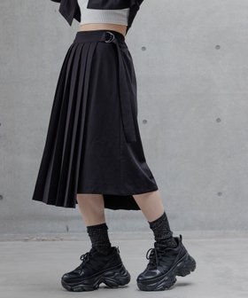 【ページボーイ/PAGEBOY】のプリーツミディスカート 人気、トレンドファッション・服の通販 founy(ファニー) ファッション Fashion レディースファッション WOMEN スカート Skirt アシンメトリー Asymmetry インナー Inner ショート Short ジャケット Jacket スラックス Slacks セットアップ Set Up プリーツ Pleats ラップ Wrap |ID:prp329100004566051