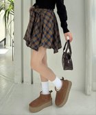 【クリア/clear】のチェック柄ラップ風スカート 人気、トレンドファッション・服の通販 founy(ファニー) ファッション Fashion レディースファッション WOMEN スカート Skirt おすすめ Recommend スニーカー Sneakers チェック Check トレンド Trend ラップ Wrap thumbnail NVY|ID: prp329100004566100 ipo3291000000032291905