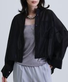 【インディヴィ/INDIVI】のシアーローンステンカラーシャツ/シアーシャツ/シアートップス/夏服 人気、トレンドファッション・服の通販 founy(ファニー) ファッション Fashion レディースファッション Fashion for Women トップス・カットソー Cut & Sew Tops シャツ・ブラウス・オフィスカジュアル Elegant Blouses & Button-Ups アクセサリー Fashion Accessories シアー Sheer, See-Through シンプル Simple, Minimal スリーブ Sleeve, Long Sleeve / Short Sleeve デニム Denim, Jeans Material バランス Balance, Style Balance ルーズ Loose, Oversized ワイド Wide, Wide Fit 夏 Summer thumbnail ブラック|ID: prp329100004566119 ipo3291000000032792360