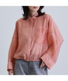 【インディヴィ/INDIVI】のシアーローンステンカラーシャツ/シアーシャツ/シアートップス/夏服 人気、トレンドファッション・服の通販 founy(ファニー) ファッション Fashion レディースファッション Fashion for Women トップス・カットソー Cut & Sew Tops シャツ・ブラウス・オフィスカジュアル Elegant Blouses & Button-Ups アクセサリー Fashion Accessories シアー Sheer, See-Through シンプル Simple, Minimal スリーブ Sleeve, Long Sleeve / Short Sleeve デニム Denim, Jeans Material バランス Balance, Style Balance ルーズ Loose, Oversized ワイド Wide, Wide Fit 夏 Summer thumbnail オレンジ|ID: prp329100004566119 ipo3291000000032792370