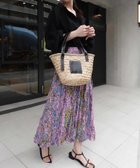 【コーナーズ/CORNERS】のエスニック花柄ロングスカート 人気、トレンドファッション・服の通販 founy(ファニー) ファッション Fashion レディースファッション WOMEN スカート Skirt ロングスカート Long Skirt エスニック Ethnic ロング Long thumbnail ブラック|ID: prp329100004566120 ipo3291000000032292046