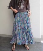 【コーナーズ/CORNERS】のエスニック花柄ロングスカート 人気、トレンドファッション・服の通販 founy(ファニー) ファッション Fashion レディースファッション WOMEN スカート Skirt ロングスカート Long Skirt エスニック Ethnic ロング Long thumbnail ブルー|ID: prp329100004566120 ipo3291000000032292047