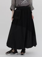 【ラシュッド/LASUD】のメッシュポケット付バルーンSK 人気、トレンドファッション・服の通販 founy(ファニー) ファッション Fashion レディースファッション Fashion for Women スカート Skirts バルーン Balloon, Balloon Silhouette ポケット Pocket, Pocket Detail ポーチ Pouch, Small Case メッシュ Mesh, Net Fabric thumbnail ブラック|ID: prp329100004566123 ipo3291000000032651804