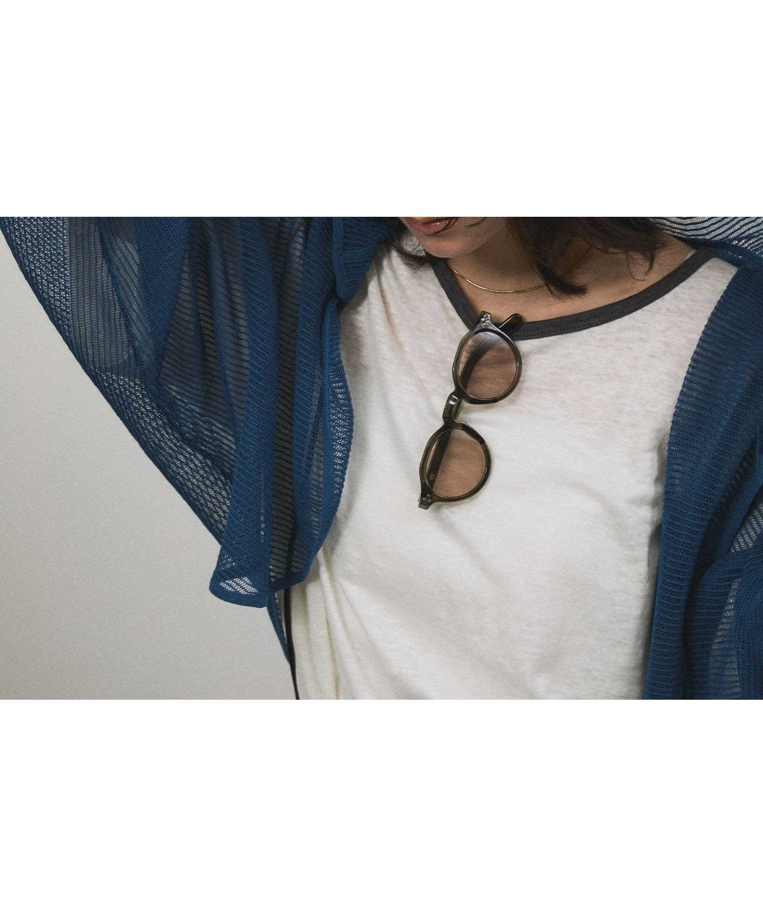 【サロン アダム エ ロペ/SALON adam et rope'】のシアーメッシュフードボレロ インテリア・キッズ・メンズ・レディースファッション・服の通販 founy(ファニー) 　ファッション　Fashion　レディースファッション　Ladies' Fashion Online　アウター　Coat Outerwear　ボレロ　Bolero jackets　おすすめ　Recommend　クロップド　Cropped　シアー　Sheer　バランス　Balance　ボレロ　Bolero　ポケット　Pocket　メッシュ　Mesh　ワイド　Wide　ブルー系(45)|ID: prp329100004566129 ipo3291000000032609346