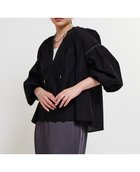 【ソフィット/Soffitto】のインド綿配色ゴムシャーリングブラウス 人気、トレンドファッション・服の通販 founy(ファニー) ファッション Fashion レディースファッション Fashion for Women トップス・カットソー Cut & Sew Tops シャツ・ブラウス・オフィスカジュアル Elegant Blouses & Button-Ups インド Indian Textile ギャザー Gathered, Ruffled thumbnail ブラック|ID: prp329100004566133 ipo3291000000033521929