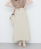【ナチュラルクチュール/natural couture】のセットアップ対応 べっこうベルト付きニットフレアスカート ライトベージュ|ID: prp329100004566150 ipo3291000000032623323