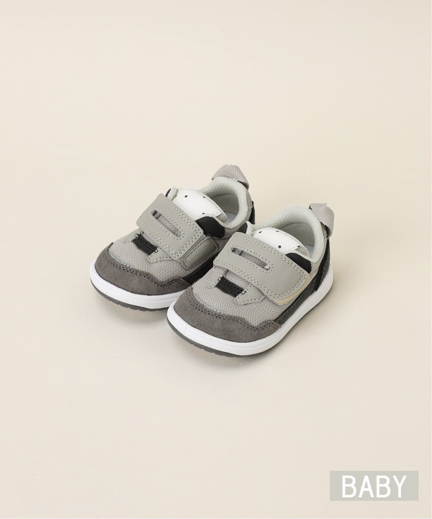 【イエナアンファン/IENA ENFANT / KIDS】の《追加》【IFME/イフミー】 別注Bon Chic スニーカーBABY(12cm-14cm) インテリア・キッズ・メンズ・レディースファッション・服の通販 founy(ファニー) 　ファッション　Fashion　キッズファッション　Fashion for Kids　コラボ　Collaboration, Collab　軽量　Lightweight, Ultra Light　シューズ　Shoes, Footwear　スニーカー　Sneakers, Trainers　ドット　Polka Dot, Dot Pattern　プリント　Print, Printed Pattern　ベビー　Baby, Babywear　別注　Limited Edition, Custom Order　グレーA|ID: prp329100004566153 ipo3291000000032653841