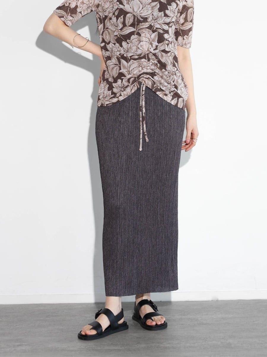 【ラシュッド/LASUD】のランダムプリーツスカート インテリア・キッズ・メンズ・レディースファッション・服の通販 founy(ファニー) 　ファッション　Fashion　レディースファッション　Ladies' Fashion Online　スカート　Skirt　プリーツスカート　Pleated Skirts　おすすめ　Recommend　ストレート　Straight　プリーツ　Pleats　ブラウン|ID: prp329100004566168 ipo3291000000032664648