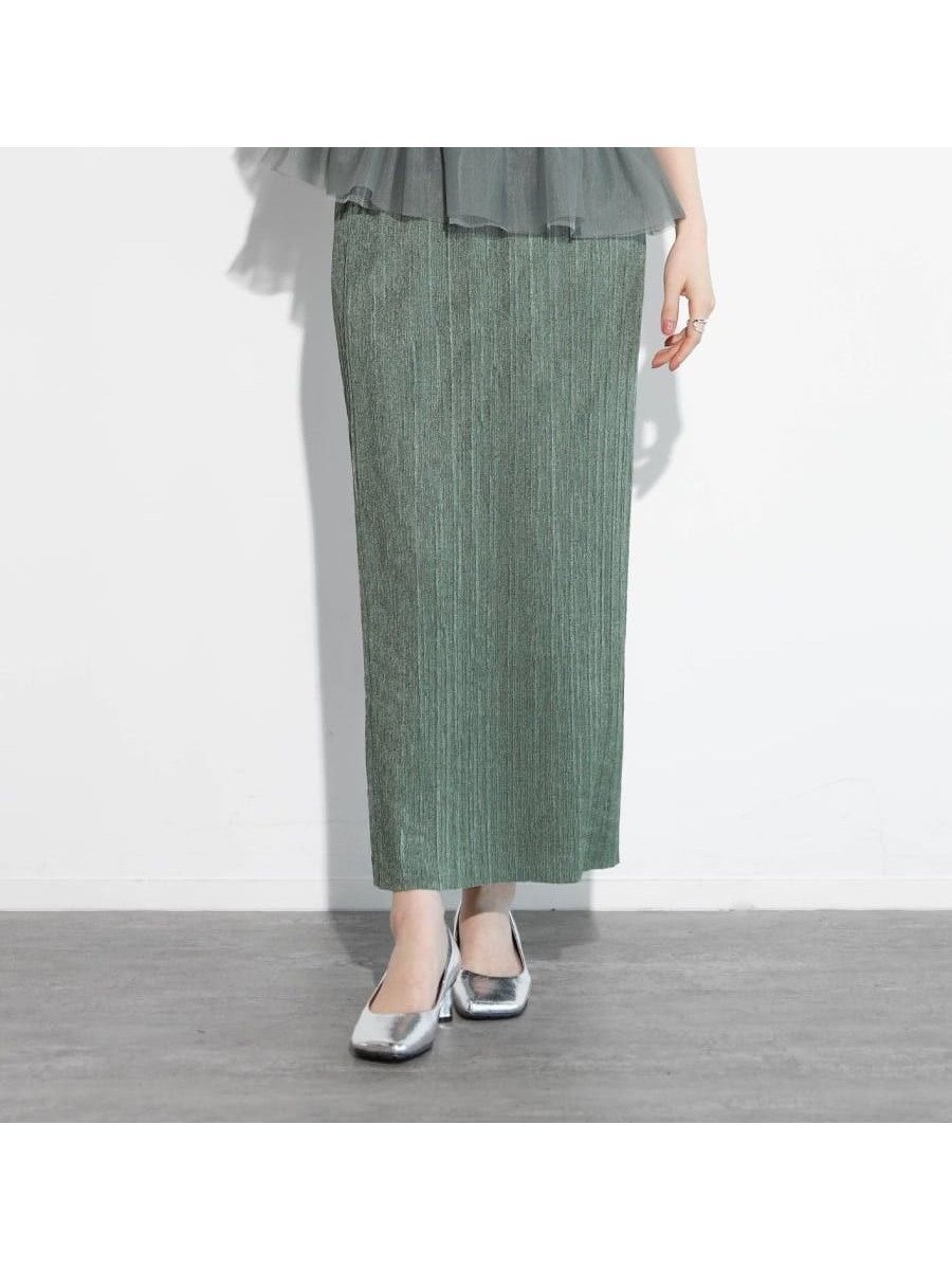 【ラシュッド/LASUD】のランダムプリーツスカート インテリア・キッズ・メンズ・レディースファッション・服の通販 founy(ファニー) 　ファッション　Fashion　レディースファッション　Ladies' Fashion Online　スカート　Skirt　プリーツスカート　Pleated Skirts　おすすめ　Recommend　ストレート　Straight　プリーツ　Pleats　カーキ|ID: prp329100004566168 ipo3291000000032664650
