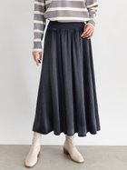 【ラシュッド/LASUD】のウエストリブテンセルスカート ネイビー|ID: prp329100004566211 ipo3291000000032655835