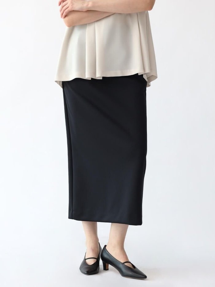 【ラシュッド/LASUD】のダンボールニットIラインスカート インテリア・キッズ・メンズ・レディースファッション・服の通販 founy(ファニー) https://founy.com/ ファッション Fashion レディースファッション Fashion for Women スカート Skirts ストレッチ Stretch, Stretchy Fabric スリット Slit, Slit Detail エレガント 上品 Elegant 吸水 Absorbent, Quick-Dry 軽量 Lightweight, Ultra Light |ID: prp329100004566222 ipo3291000000032655952