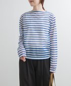 【アーバンリサーチ ドアーズ/URBAN RESEARCH DOORS】のORCIVAL BOAT NECK LONG-SLEEVE PULLOVER 人気、トレンドファッション・服の通販 founy(ファニー) ファッション Fashion レディースファッション WOMEN トップス・カットソー Tops/Tshirt プルオーバー Pullover 2025年 2025 2025春夏・S/S Ss,Spring/Summer,2025 フランス France ボーダー Border 夏 Summer S/S・春夏 Ss・Spring/Summer thumbnail WH BLUE|ID: prp329100004566242 ipo3291000000032292830