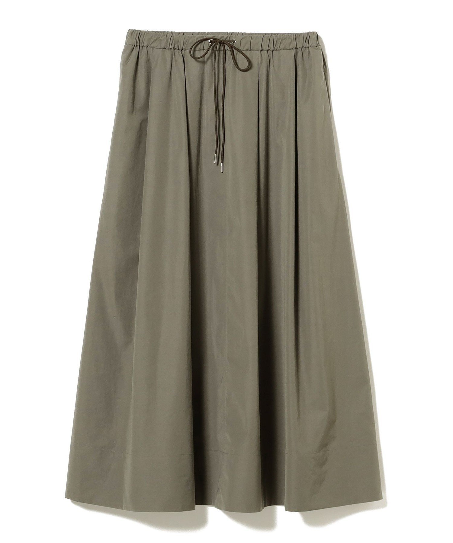 【デミルクス ビームス/Demi-Luxe BEAMS】のドローコード タフタ スカート 人気、トレンドファッション・服の通販 founy(ファニー) 　ファッション　Fashion　レディースファッション　WOMEN　スカート　Skirt　カットソー　Cut And Sew　シルバー　Silver　シンプル　Simple　タフタ　Taffeta　ドローコード　Draw Cord　ピーチ　Peach　フィット　Fit　フロント　Front　ポケット　Pocket　メタル　Metal　リラックス　Relax　ロング　Long　 other-1|ID: prp329100004566247 ipo3291000000032292867