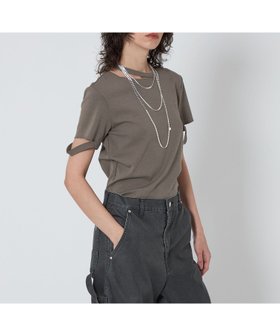 【ユナイテッドアローズ/UNITED ARROWS】のASTRAET フライス エリソデスリット クルーネックTシャツ 人気、トレンドファッション・服の通販 founy(ファニー) ファッション Fashion レディースファッション WOMEN トップス・カットソー Tops/Tshirt シャツ/ブラウス Shirts/Blouses ロング / Tシャツ T-Shirts イレギュラー Irregular シンプル Simple パイピング Piping ベーシック Basic ボトム Bottom |ID:prp329100004566281