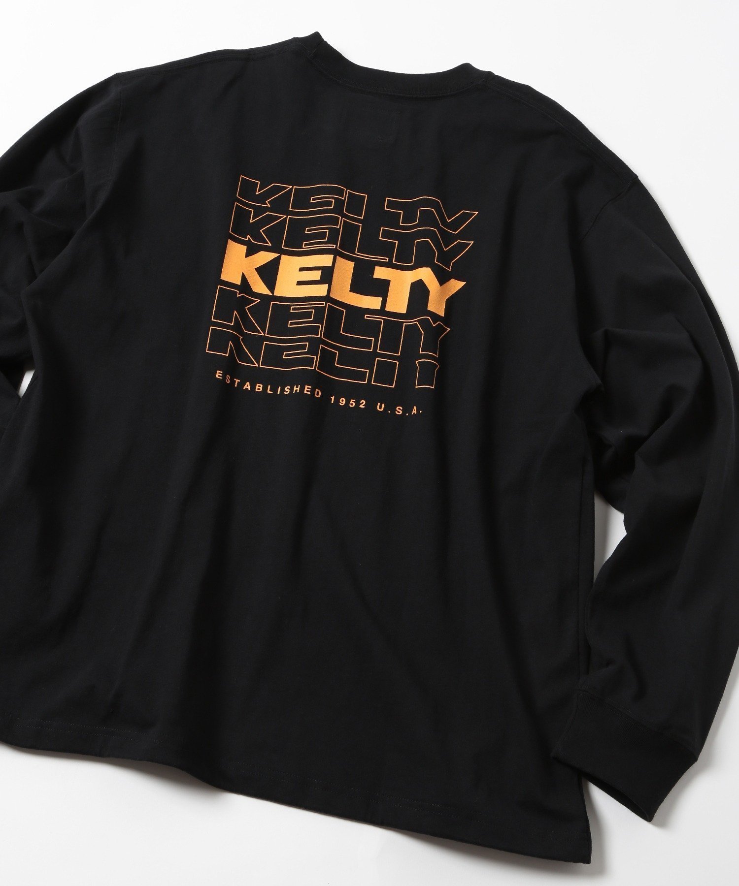 【その他のブランド/Other】のKELTY/Back Typo Logo L/S T-shirt KE24213102 インテリア・キッズ・メンズ・レディースファッション・服の通販 founy(ファニー) 　ファッション　Fashion　レディースファッション　WOMEN　トップス・カットソー　Tops/Tshirt　シャツ/ブラウス　Shirts/Blouses　ロング / Tシャツ　T-Shirts　アウトドア　Outdoor　インナー　Inner　ヴィンテージ　Vintage　カーゴパンツ　Cargo Pants　ジャケット　Jacket　スタンダード　Standard　ダウン　Down　デイパック　Daypack　デニム　Denim　トレンド　Trend　ドローコード　Draw Cord　パーカー　Hoodie　フロント　Front　ロング　Long　ワンポイント　One Point　再入荷　Restock/Back In Stock/Re Arrival　おすすめ　Recommend　BLK|ID: prp329100004566287 ipo3291000000032293216