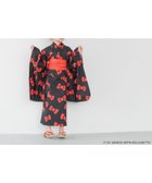 【ローリーズファーム/LOWRYS FARM / KIDS】の【HELLO KITTY】ユカタ 人気、トレンドファッション・服の通販 founy(ファニー) ファッション Fashion キッズファッション Fashion for Kids リボン Ribbon, Bow thumbnail ブラック09|ID: prp329100004566306 ipo3291000000032727872