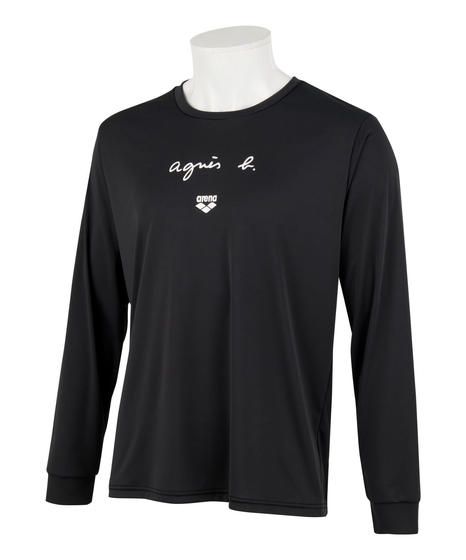 【アニエスベー ファム/agnes b. FEMME】の【ユニセックス】JID7 TS ARENA agnes b. x arena ロングスリーブシャツ インテリア・キッズ・メンズ・レディースファッション・服の通販 founy(ファニー) 　ファッション　Fashion　レディースファッション　Fashion for Women　トップス・カットソー　Cut & Sew Tops　シャツ・ブラウス・オフィスカジュアル　Elegant Blouses & Button-Ups　アウトドア　Outdoor Clothing　軽量　Lightweight, Ultra Light　長袖　Long Sleeve, Full Sleeve　ブラック|ID: prp329100004566322 ipo3291000000033554954