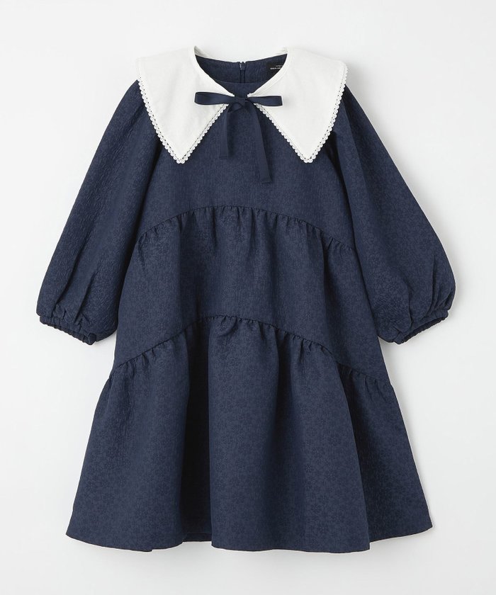 【ユナイテッドアローズ/UNITED ARROWS / KIDS】のフクレジャカード ツケエリ ワンピース 110cm-130cm インテリア・キッズ・メンズ・レディースファッション・服の通販 founy(ファニー) https://founy.com/ ファッション Fashion キッズファッション Fashion for Kids ワンピース Dresses オケージョン Occasion Wear ジャカード／ジャガード Jacquard, Woven Pattern セットアップ Set-Up, Coordinated Outfit フォーマル Formal, Dressy アウトレット Outlet / Clearance おすすめ Recommended / Our Picks エレガント 上品 Elegant セレモニー Ceremony 入学式 Entrance Ceremony 卒業式 Graduation Ceremony |ID: prp329100004566359 ipo3291000000034099672