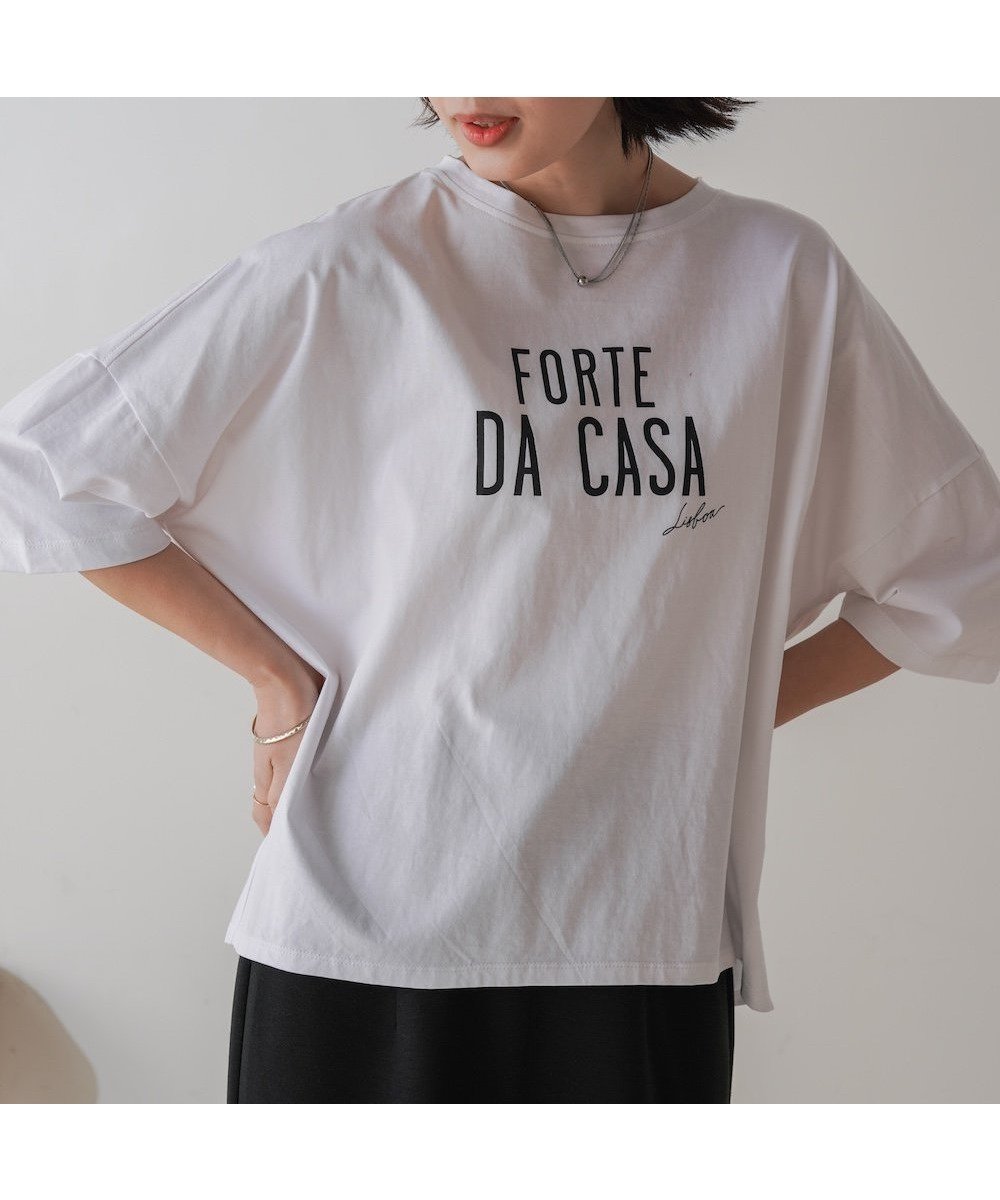 【バブ ブージュルード/Bab Bou Jeloud】のWシルケットロゴT 人気、トレンドファッション・服の通販 founy(ファニー) 　ファッション　Fashion　レディースファッション　WOMEN　シルク　Silk　シルケット　Mercerization　モチーフ　Motif　人気　Popularity　再入荷　Restock/Back In Stock/Re Arrival　夏　Summer　旅行　Travel　 other-1|ID: prp329100004566365 ipo3291000000032293781