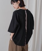 【バブ ブージュルード/Bab Bou Jeloud】のWシルケットロゴT 人気、トレンドファッション・服の通販 founy(ファニー) ファッション Fashion レディースファッション WOMEN シルク Silk シルケット Mercerization モチーフ Motif 人気 Popularity 再入荷 Restock/Back In Stock/Re Arrival 夏 Summer 旅行 Travel thumbnail BLACK|ID: prp329100004566365 ipo3291000000032293785