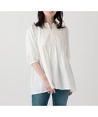 【アフタヌーンティー リビング/Afternoon Tea LIVING】の布帛コンビギャザープルオーバー 人気、トレンドファッション・服の通販 founy(ファニー) ファッション Fashion レディースファッション WOMEN トップス・カットソー Tops/Tshirt プルオーバー Pullover おすすめ Recommend カットソー Cut And Sew ギャザー Gather コンビ Combination ストレート Straight スリーブ Sleeve バランス Balance thumbnail オフホワイト|ID: prp329100004566369 ipo3291000000032293820