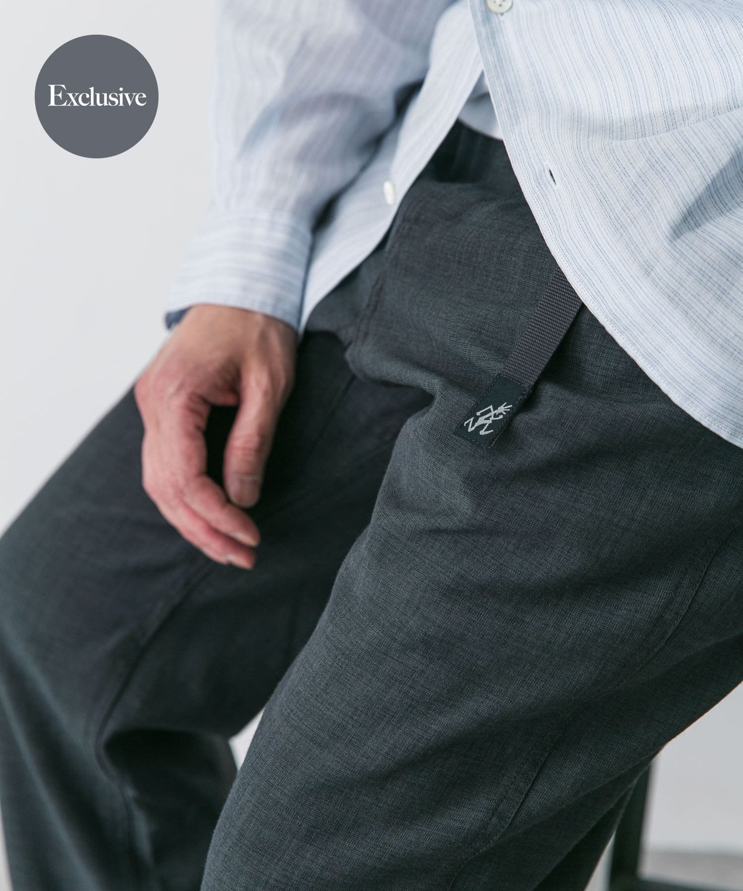 【アーバンリサーチ ドアーズ/URBAN RESEARCH DOORS / MEN】の『別注』Gramicci Linen Blend Pants インテリア・キッズ・メンズ・レディースファッション・服の通販 founy(ファニー) 　ファッション　Fashion　メンズファッション　Fashion for Men　ボトムス　Bottoms　アウトドア　Outdoor Clothing　カリフォルニア　California, Cali Style　フラップ　Flap, Flap Pocket　ポケット　Pocket, Pocket Detail　別注　Limited Edition, Custom Order　ランニング　Running, Running Wear, Activewear, Jogging　リネン　Linen, Linen Fabric　S/S・春夏　SS, Spring/Summer, Warm Season　夏　Summer　2025年　2025　2025春夏・S/S　Spring/Summer 2025 SS25　CHARCOAL|ID: prp329100004566378 ipo3291000000033449041
