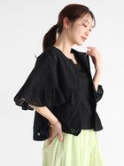 【ヴァン/Vin】のケープデザインシャツブルゾン ブラック|ID: prp329100004566434 ipo3291000000032294367