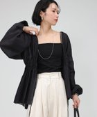 【バビロン/BABYLONE / KIDS】の2WAYサッカーギャザーブラウス 人気、トレンドファッション・服の通販 founy(ファニー) ファッション Fashion キッズファッション KIDS 春 Spring ギャザー Gather サッカー Soccer シアー Sheer パターン Pattern フェミニン Feminine 再入荷 Restock/Back In Stock/Re Arrival thumbnail ブラック19|ID: prp329100004566455 ipo3291000000032294577