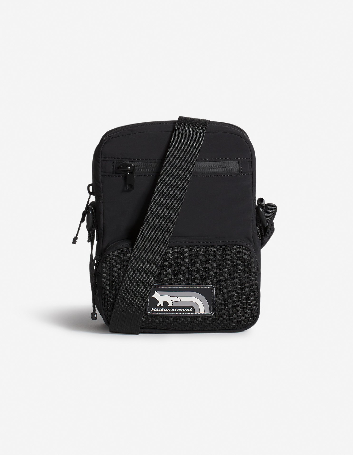【メゾン キツネ/MAISON KITSUNE / MEN】のMaison Kitsune/FLASH FOX CROSSBODY POACH 人気、トレンドファッション・服の通販 founy(ファニー) 　ファッション　Fashion　メンズファッション　MEN　ショルダー　Shoulder　シリコン　Silicon　パッチ　Patch　フロント　Front　ポケット　Pocket　メッシュ　Mesh　ラップ　Wrap　夏　Summer　S/S・春夏　Ss・Spring/Summer　 other-1|ID: prp329100004566476 ipo3291000000032294701