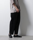 【ナノ ユニバース/nano universe / MEN】のリネンミックスリラックスイージーパンツ ブラック|ID: prp329100004566478 ipo3291000000032764504