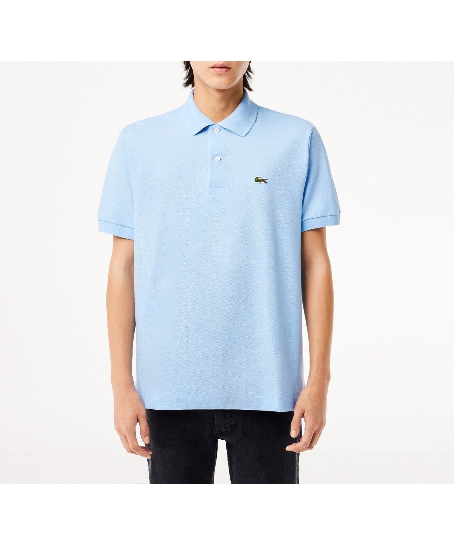 【ラコステ/LACOSTE】の『L.12.12』定番半袖ポロシャツ インテリア・キッズ・メンズ・レディースファッション・服の通販 founy(ファニー) 　ファッション　Fashion　レディースファッション　Ladies' Fashion Online　トップス・カットソー　Tops/Tshirt　シャツ/ブラウス　Shirts/Blouses　ポロシャツ　Polo Shirts　クラシック　Classic　鹿の子　Pique　定番　Standard　フィット　Fit　ポロシャツ　Polo Shirt　半袖　Short Sleeve　おすすめ　Recommend　エレガント 上品　Elegant　サックスブルー|ID: prp329100004566525 ipo3291000000032569140