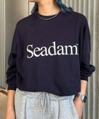 【チャオパニックティピー/CIAOPANIC TYPY】のUNISEX ロゴプリントビッグシルエットロンTEE 人気、トレンドファッション・服の通販 founy(ファニー) ファッション Fashion レディースファッション WOMEN トップス・カットソー Tops/Tshirt ロング / Tシャツ T-Shirts インナー Inner カットソー Cut And Sew カーゴパンツ Cargo Pants スタイリッシュ Stylish スラックス Slacks デニム Denim トレンド Trend フロント Front プリント Print ユニセックス Unisex リアル Real 再入荷 Restock/Back In Stock/Re Arrival おすすめ Recommend thumbnail ネイビー|ID: prp329100004566562 ipo3291000000032295382