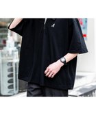 【ロッキーモンロー/Rocky Monroe】のKANGOL 別注コラボ 鹿の子ワンポイント刺繍半袖ハーフジップポロシャツ 人気、トレンドファッション・服の通販 founy(ファニー) ファッション Fashion レディースファッション WOMEN トップス・カットソー Tops/Tshirt シャツ/ブラウス Shirts/Blouses ポロシャツ Polo Shirts アウトドア Outdoor コラボ Collaboration 鹿の子 Pique ジップ Zip スポーティ Sporty トレンド Trend 人気 Popularity 別注 Special Order 半袖 Short Sleeve メンズ Mens 無地 Plain Color リラックス Relax ワイド Wide ワンポイント One Point おすすめ Recommend エレガント 上品 Elegant thumbnail ブラック|ID: prp329100004566563 ipo3291000000032295390