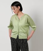 【その他のブランド/Other】のシアー キーネックカーディガン -ウォッシャブル- A DAY IN THE LIFE LIME|ID: prp329100004566578 ipo3291000000032726377