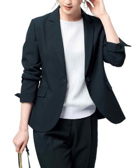 【ラナン/Ranan】の洗える!ベーシックテーラードジャケット 人気、トレンドファッション・服の通販 founy(ファニー) ファッション Fashion レディースファッション WOMEN アウター Coat Outerwear ジャケット Jackets テーラードジャケット Tailored Jackets ジャケット Jacket ストレッチ Stretch スーツ Suit ポケット Pocket 洗える Washable |ID:prp329100004566599