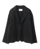 【メルローズ クレール/MELROSE claire】の【LOURMARIN/ルールマラン】綿麻ジャケット 人気、トレンドファッション・服の通販 founy(ファニー) ファッション Fashion レディースファッション WOMEN アウター Coat Outerwear ジャケット Jackets ショルダー Shoulder ジャケット Jacket ツイル Twill ドロップ Drop リラックス Relax thumbnail ブラック|ID: prp329100004566601 ipo3291000000032295686