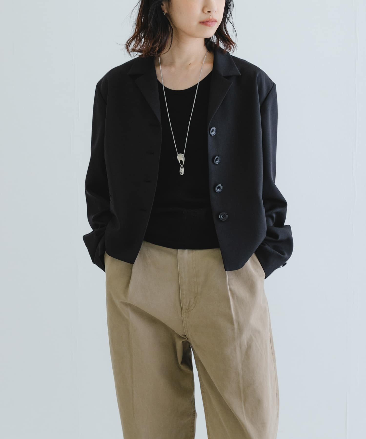 【アーバンリサーチ/URBAN RESEARCH】のnew basic ボックスショートジャケット 人気、トレンドファッション・服の通販 founy(ファニー) 　ファッション　Fashion　レディースファッション　WOMEN　アウター　Coat Outerwear　ジャケット　Jackets　2025年　2025　2025春夏・S/S　Ss,Spring/Summer,2025　コンパクト　Compact　ショート　Short　ジャケット　Jacket　トレンド　Trend　フィット　Fit　ボックス　Box　ロング　Long　ワイド　Wide　今季　This Season　夏　Summer　S/S・春夏　Ss・Spring/Summer　 other-1|ID: prp329100004566605 ipo3291000000032295730