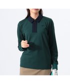 【その他のブランド/Other】のORANGE LABEL / バイカラー 長袖 ポロシャツ GREEN|ID: prp329100004566614 ipo3291000000032295808