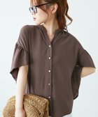 【ルクールブラン/le.coeur blanc】の《手洗い可能》ヴィンテージライクフレアスリーブブラウス ブラウン|ID: prp329100004566615 ipo3291000000032714848