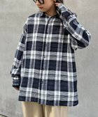 【チャオパニックティピー/CIAOPANIC TYPY】の【ユニセックス】バスケット編みメッシュチェックシャツ ブラックその他1|ID: prp329100004566617 ipo3291000000032295839